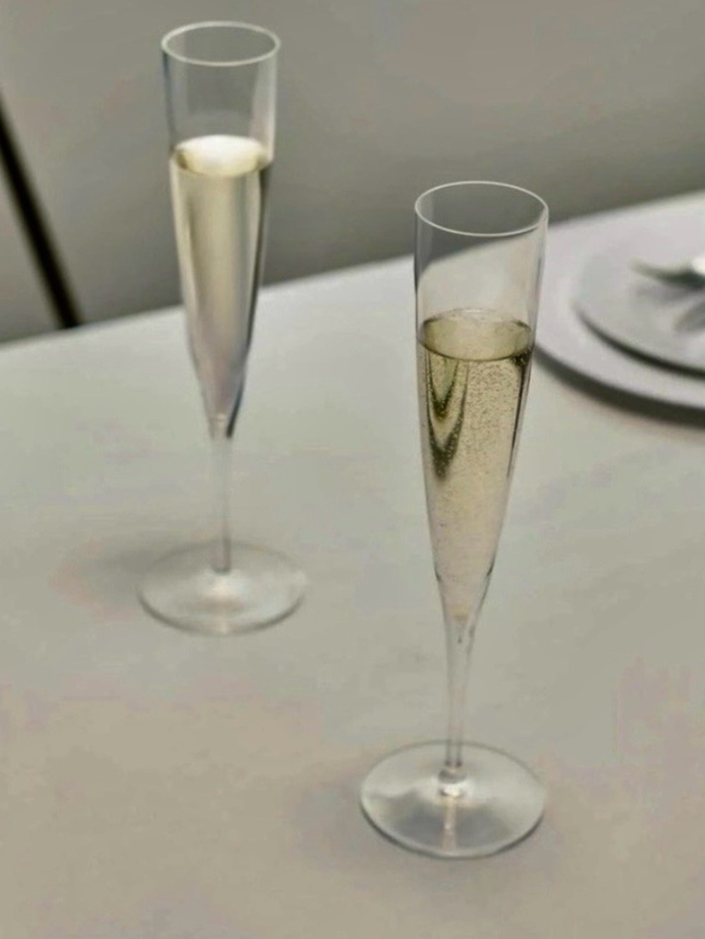 Waterford Elegance Style Crystal Champagne Flutes 5oz Set of 2 NWT